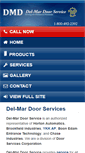 Mobile Screenshot of delmardoor.com
