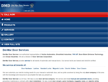 Tablet Screenshot of delmardoor.com
